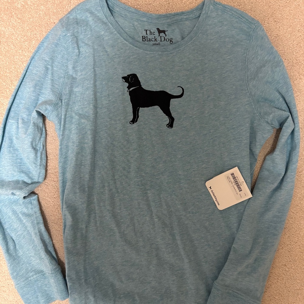 New authentic Black Dog long sleeve tee